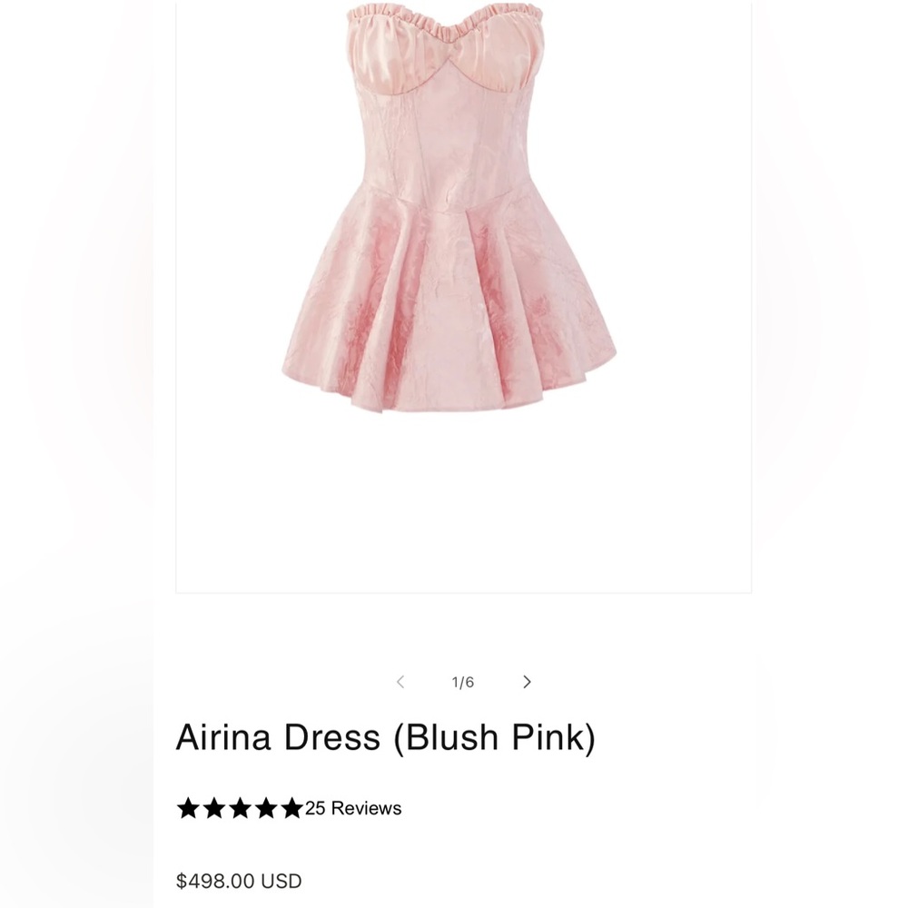 Airina Dress (Blush Pink) has little lace ruffled shorts built in! Legs for days